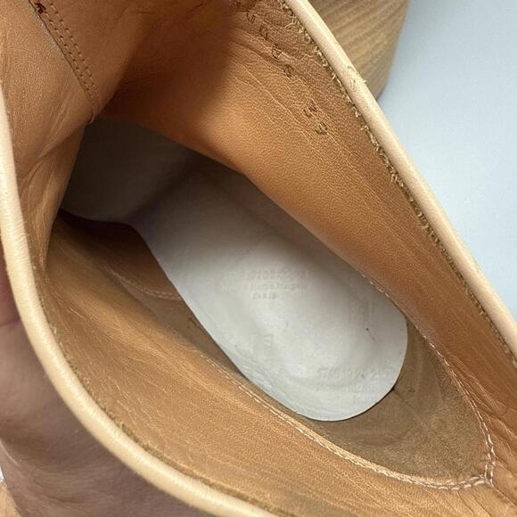 Maison Martin Margiela RARE Wood Look Wedge Ankle Boots Booties Size 39 $1,295 - Picture 8 of 8